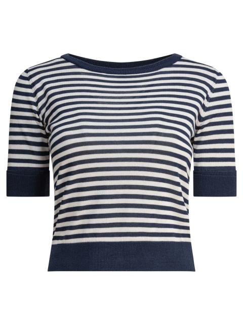[Rakki] T-shirts Short Sleeve SS25 LA MARINIEREBLEU-PANNA