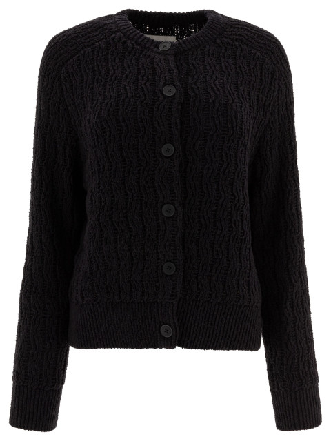 [LOULOU STUDIO] Cardigan SS25 SEANBLACK