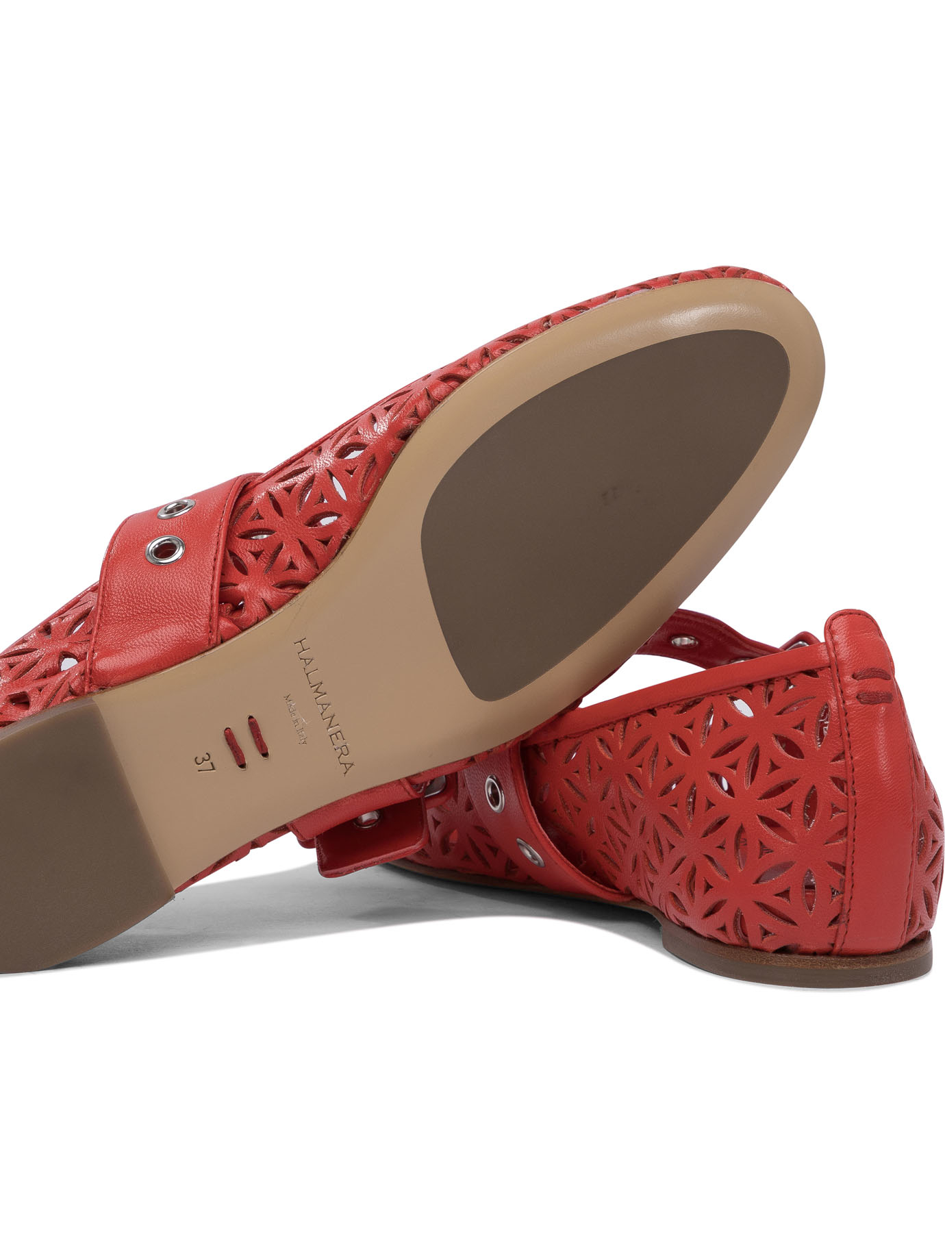 [Halmanera] Flat shoes SS25 DOS56BARON ROSSO