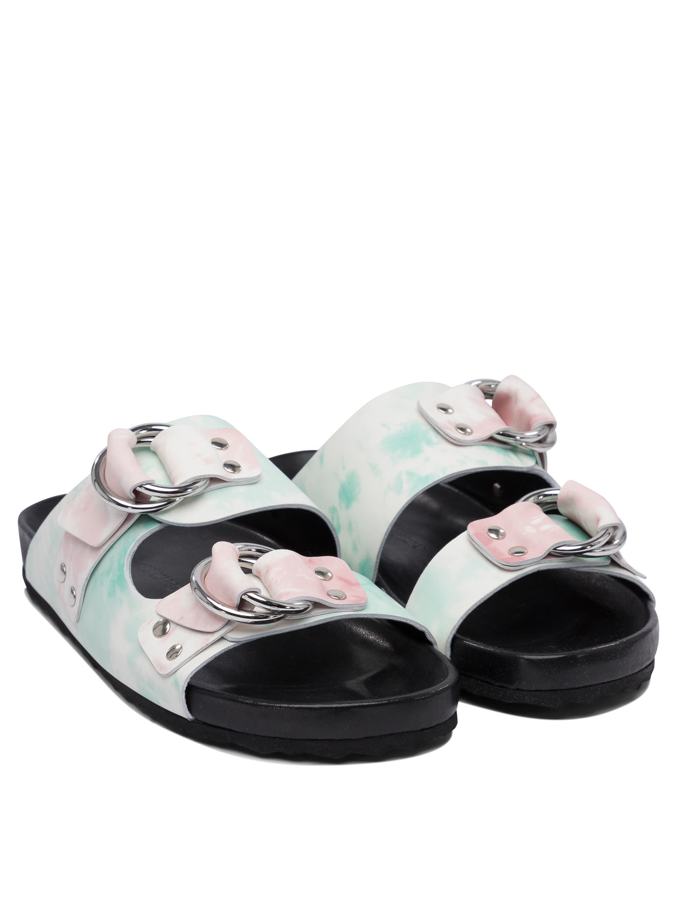 [Pierre Hardy] Sandals SS25 VN01CALFMULTI TIE AND DYE-BLACK