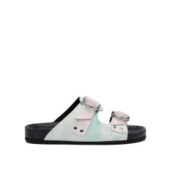 [Pierre Hardy] Sandals SS25 VN01CALFMULTI TIE AND DYE-BLACK