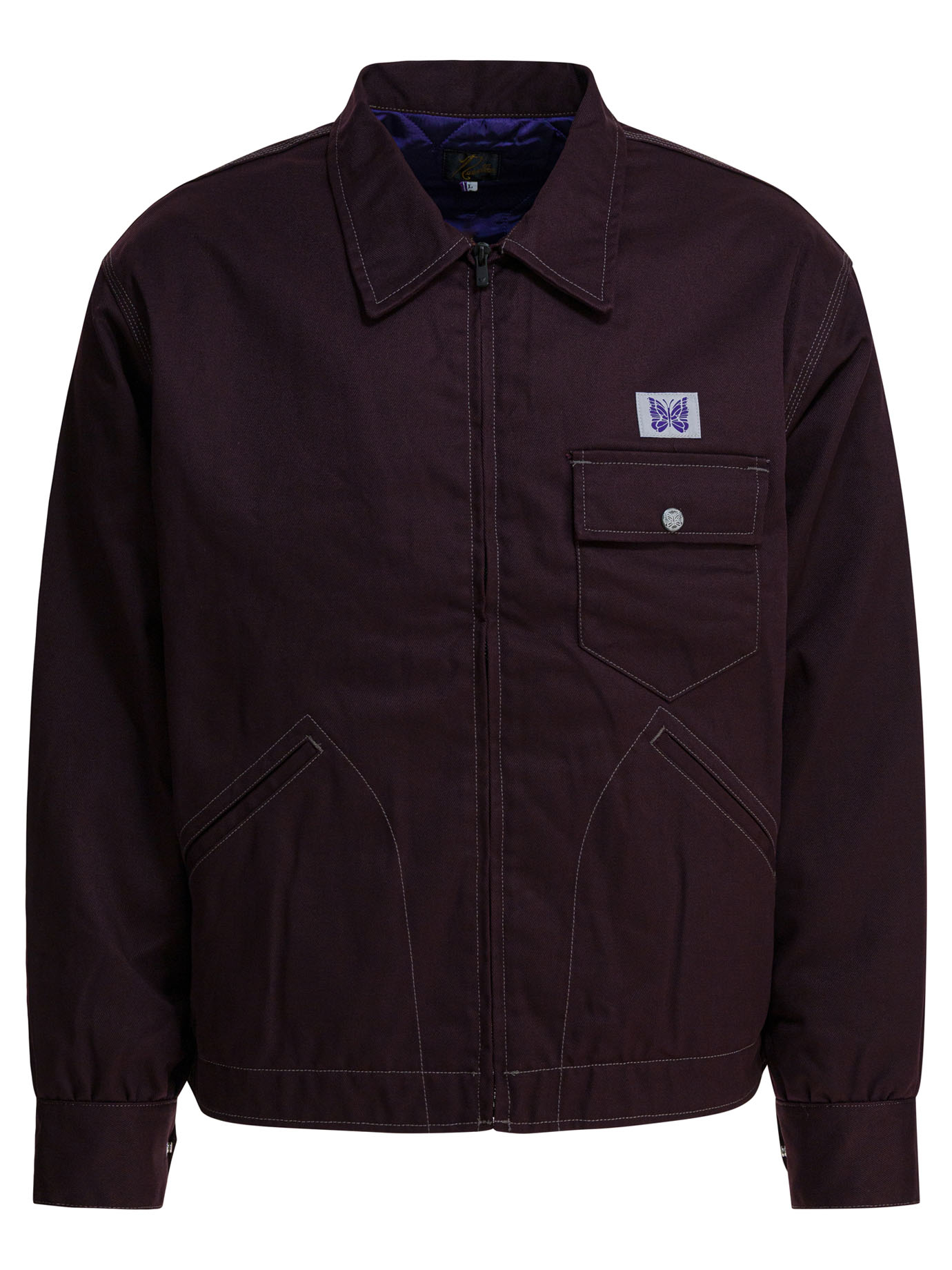 [Needles] Jacket FW25 RW211A-BURGUNDY