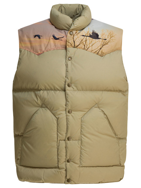 [Needles] Down Vest FW25 RW431A-BEIGE