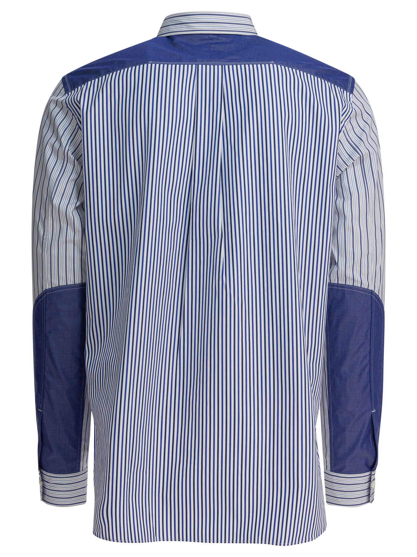 [Junya Watanabe MAN] Shirts Long Sleeve FW25 WP-B015-W251 WH/NV X WH/BLU