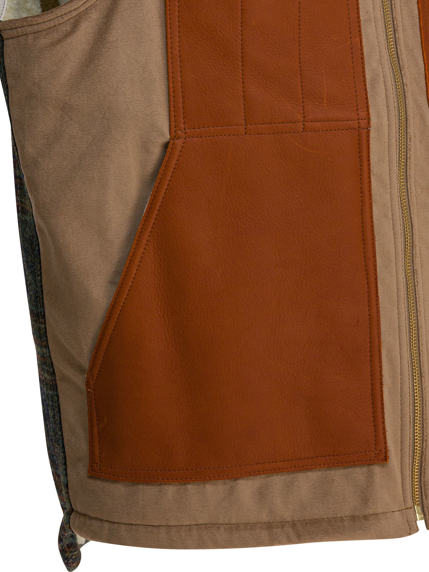 [Junya Watanabe MAN] Vest FW25 WP-V002-W251 BEIGE X BRN X