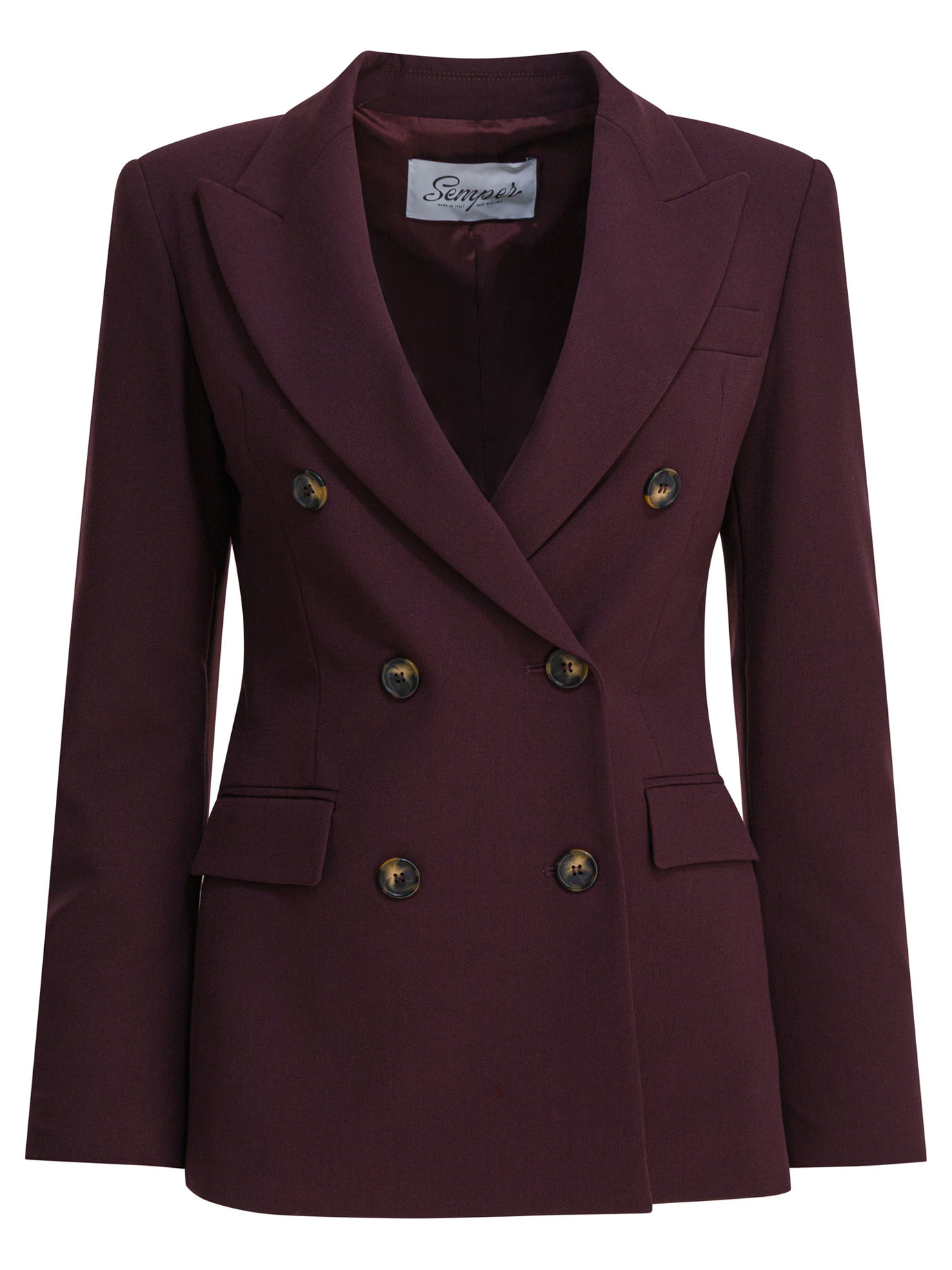 [Semper] Blazer FW25 38772733P120VINO