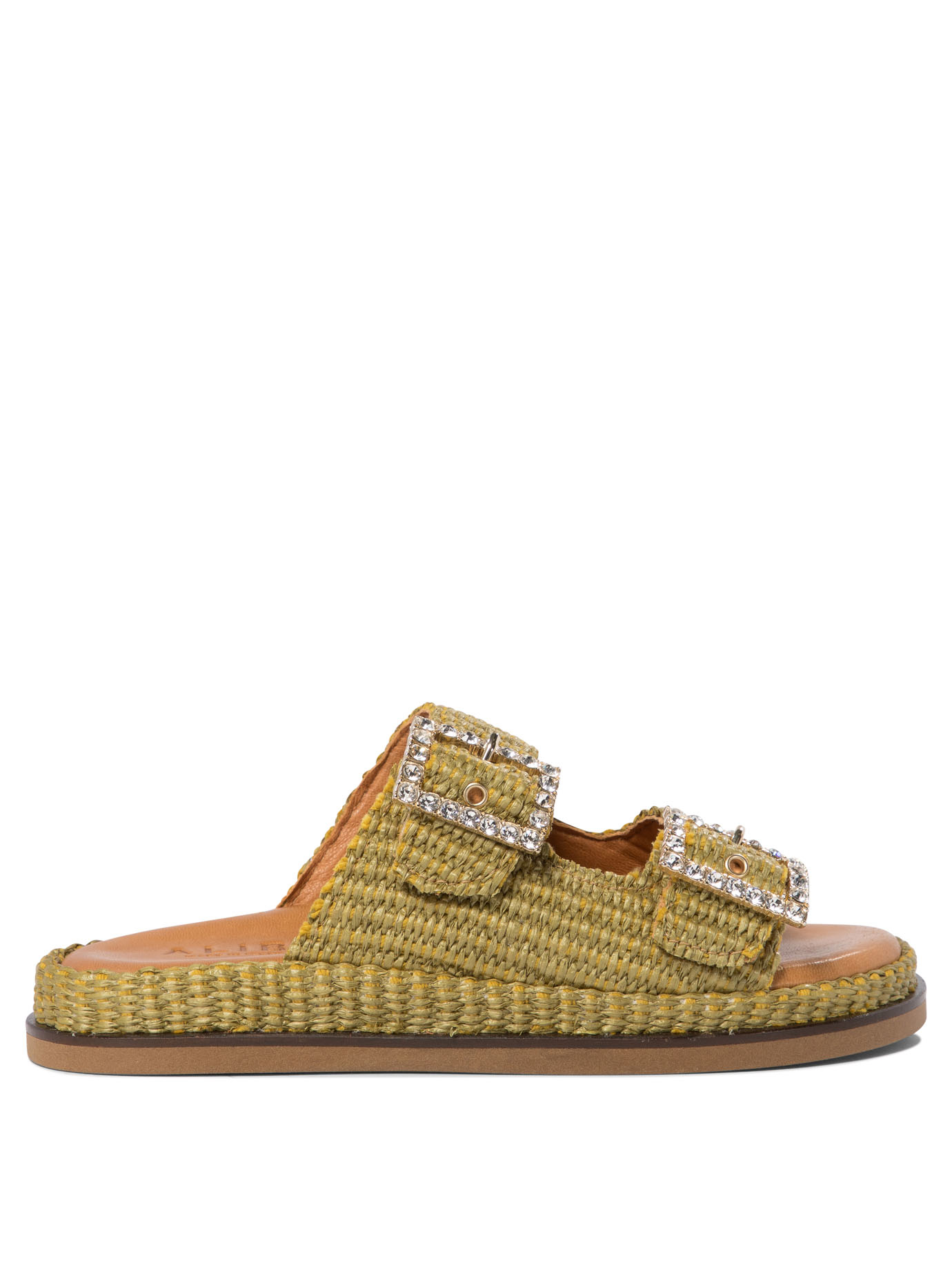 [Alibi] Slippers SS25 GRETARAFIAOLIVE