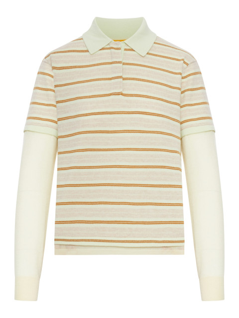 [GUEST IN RESIDENCE] T-shirts Long Sleeve SS26 W40710JLLMWSHCO LIMEWASH COMBO