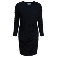 [Marant Etoile] Long sleeve dress FW25 25ARO0842FAC3K01E01BK