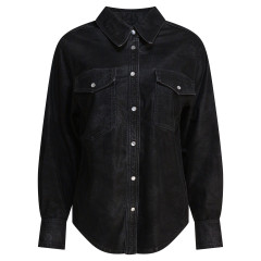 [Marant Etoile] Shirts Long Sleeve FW25 25ACH0240FAC3B01E01BK