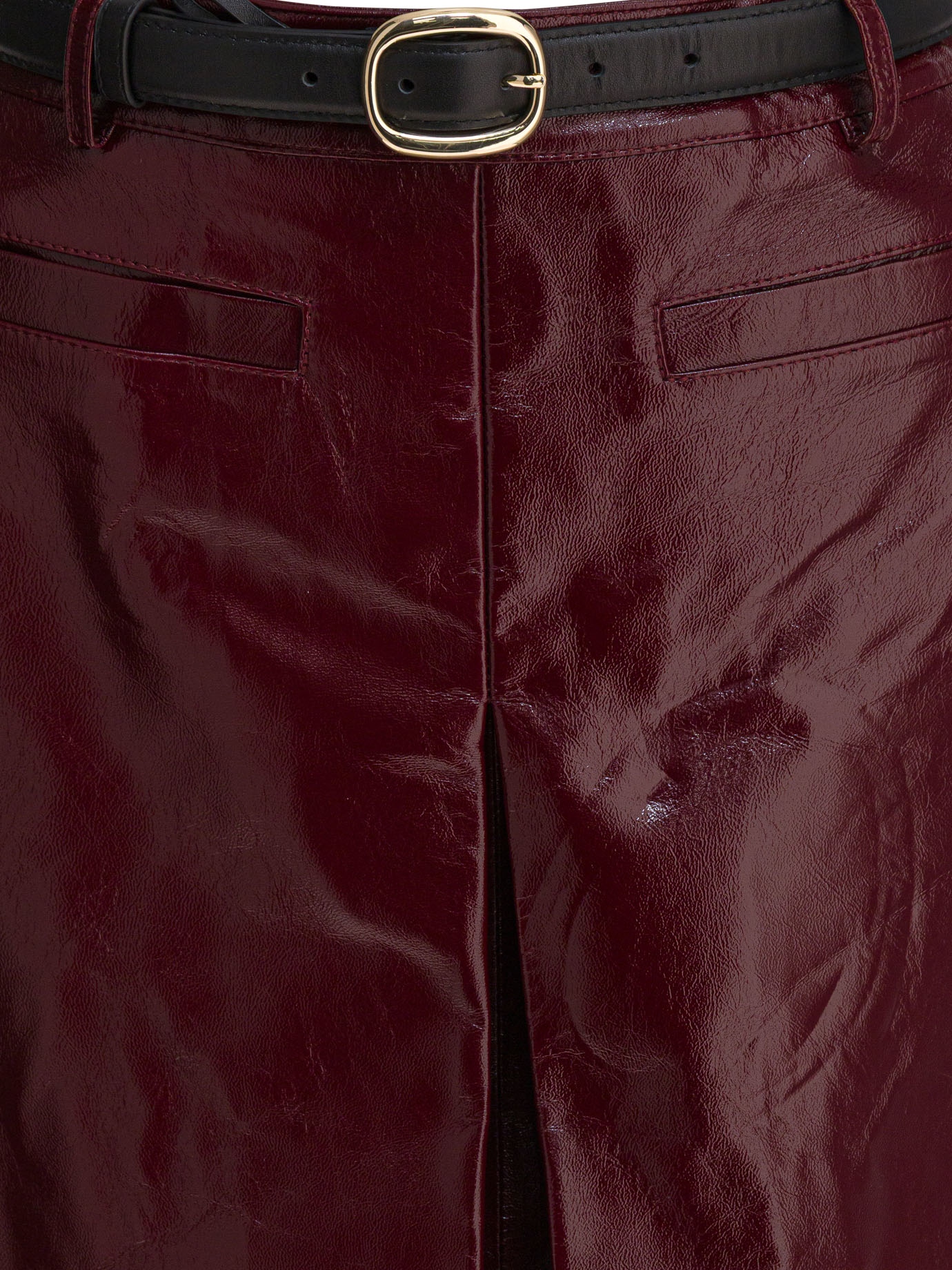 [Self-portrait] Mini skirt FW25 PF25-091SK-BUBURGUNDY
