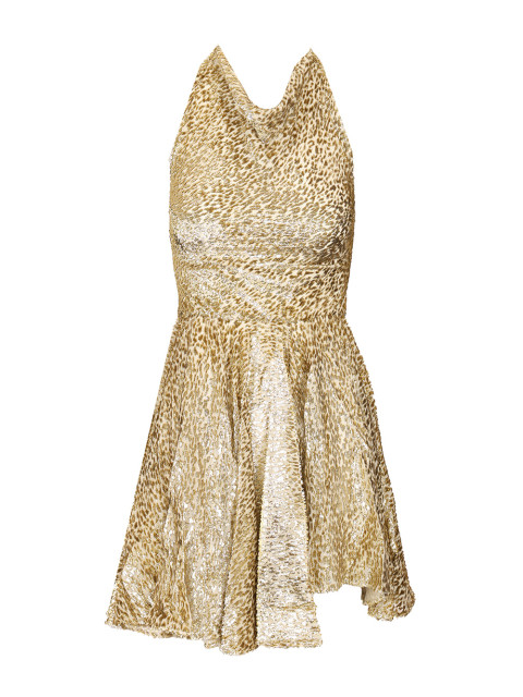 [Self-portrait] Sleeveless dress FW25 PF25-060S-GDGOLD