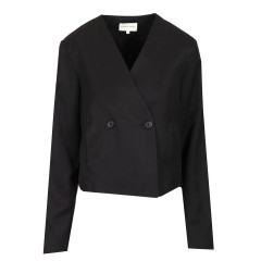 [LOULOU STUDIO] Blazer SS25 MALLIBLACK