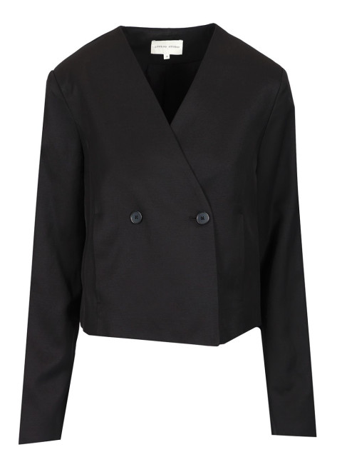 [LOULOU STUDIO] Blazer SS25 MALLIBLACK