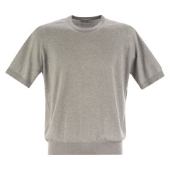[JOHN SMEDLEY] T-shirts Short Sleeve SS26 KEMPTON SILVER