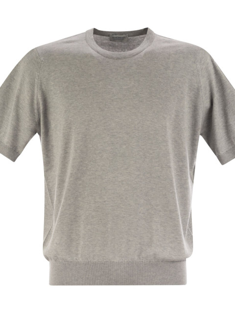[JOHN SMEDLEY] T-shirts Short Sleeve SS26 KEMPTON SILVER