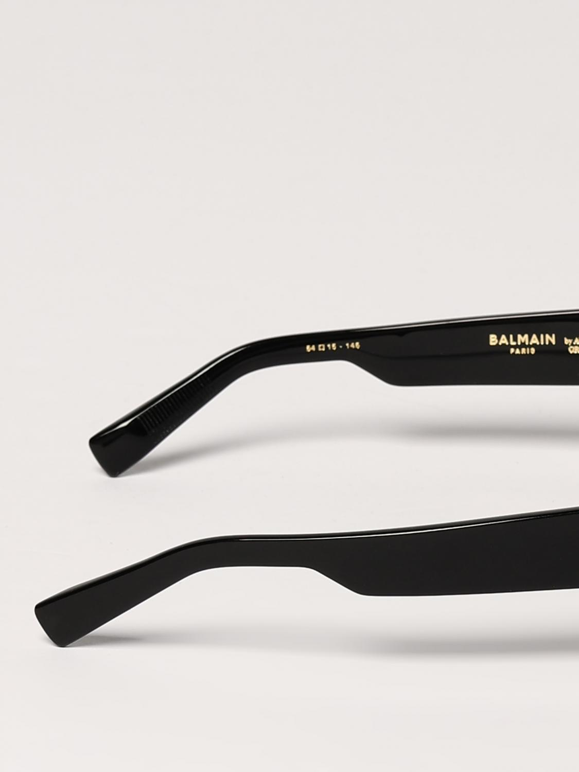 [Balmain] Sunglasses FW25 BPS128A54A BLACK GOLD W/ DARK GREY