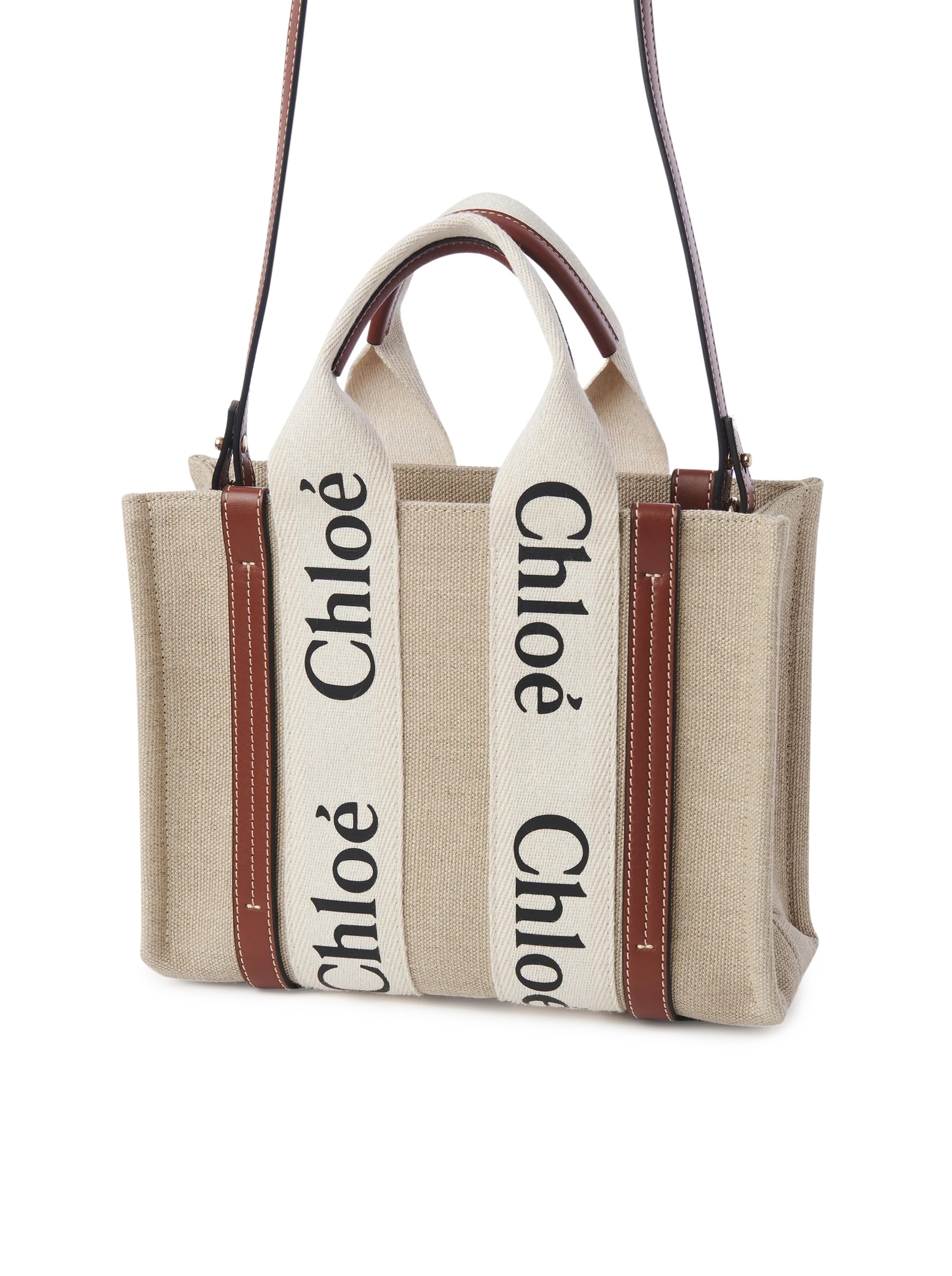 [Chloe] Tote bag SS26 CHC22AS397I2690U WHITE BROWN 1