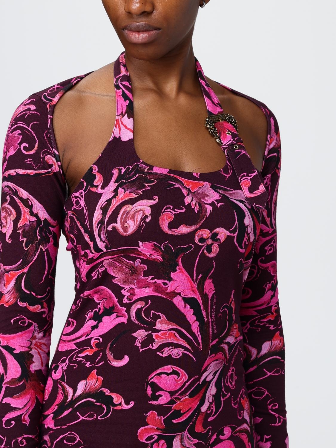 [VERSACE JEANS COUTURE] Long sleeve dress FW25 79HAO972JS518 317
