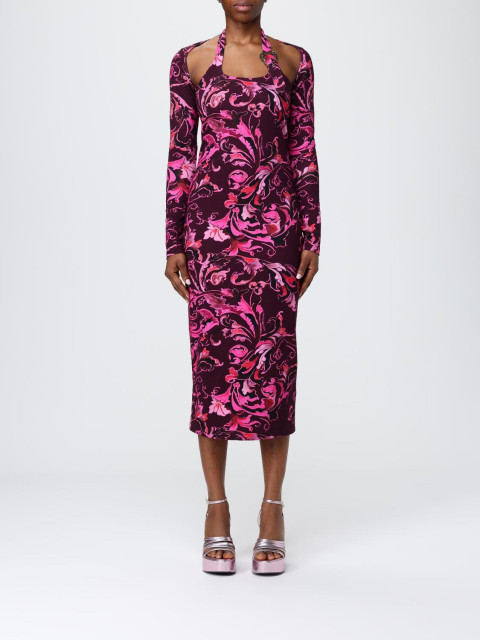 [VERSACE JEANS COUTURE] Long sleeve dress FW25 79HAO972JS518 317