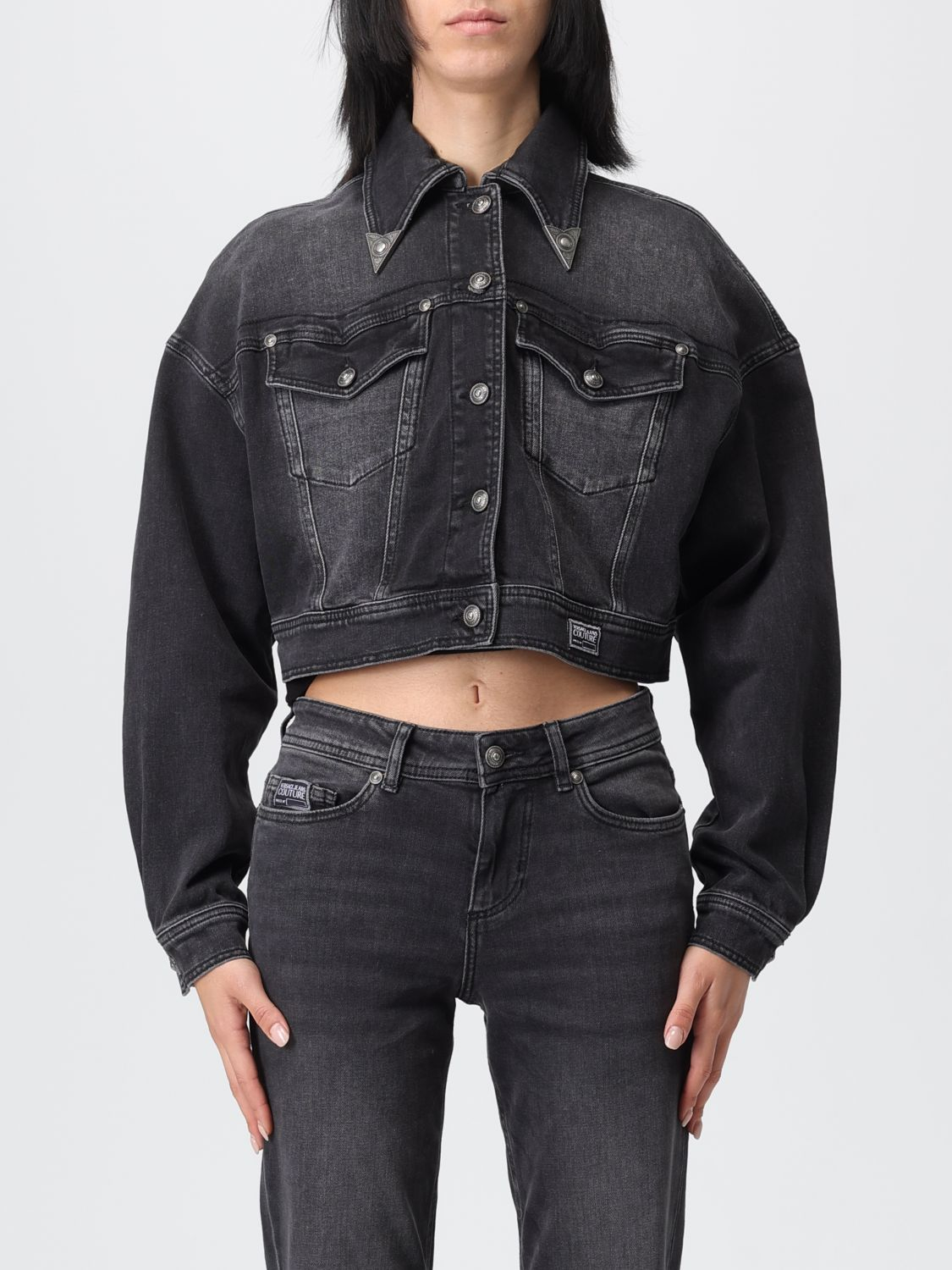 [VERSACE JEANS COUTURE] Denim Jacket FW25 79HAS403CDWRC 909