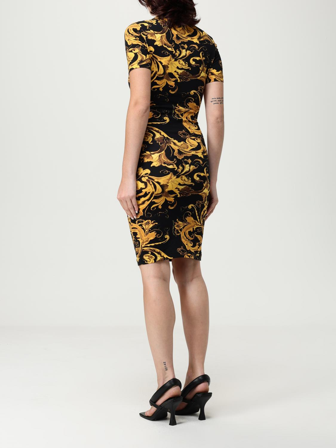 [VERSACE JEANS COUTURE] Short sleeve dress FW25 79HAO939JS504 G89