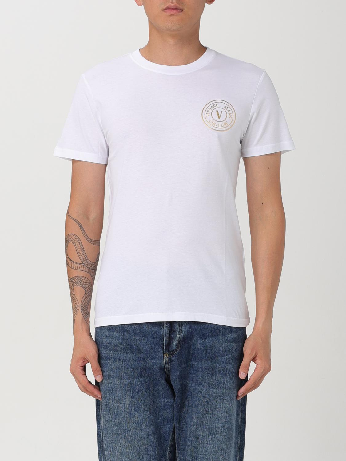 [VERSACE JEANS COUTURE] T-shirts Short Sleeve FW25 77GAHT00CJ00T G03