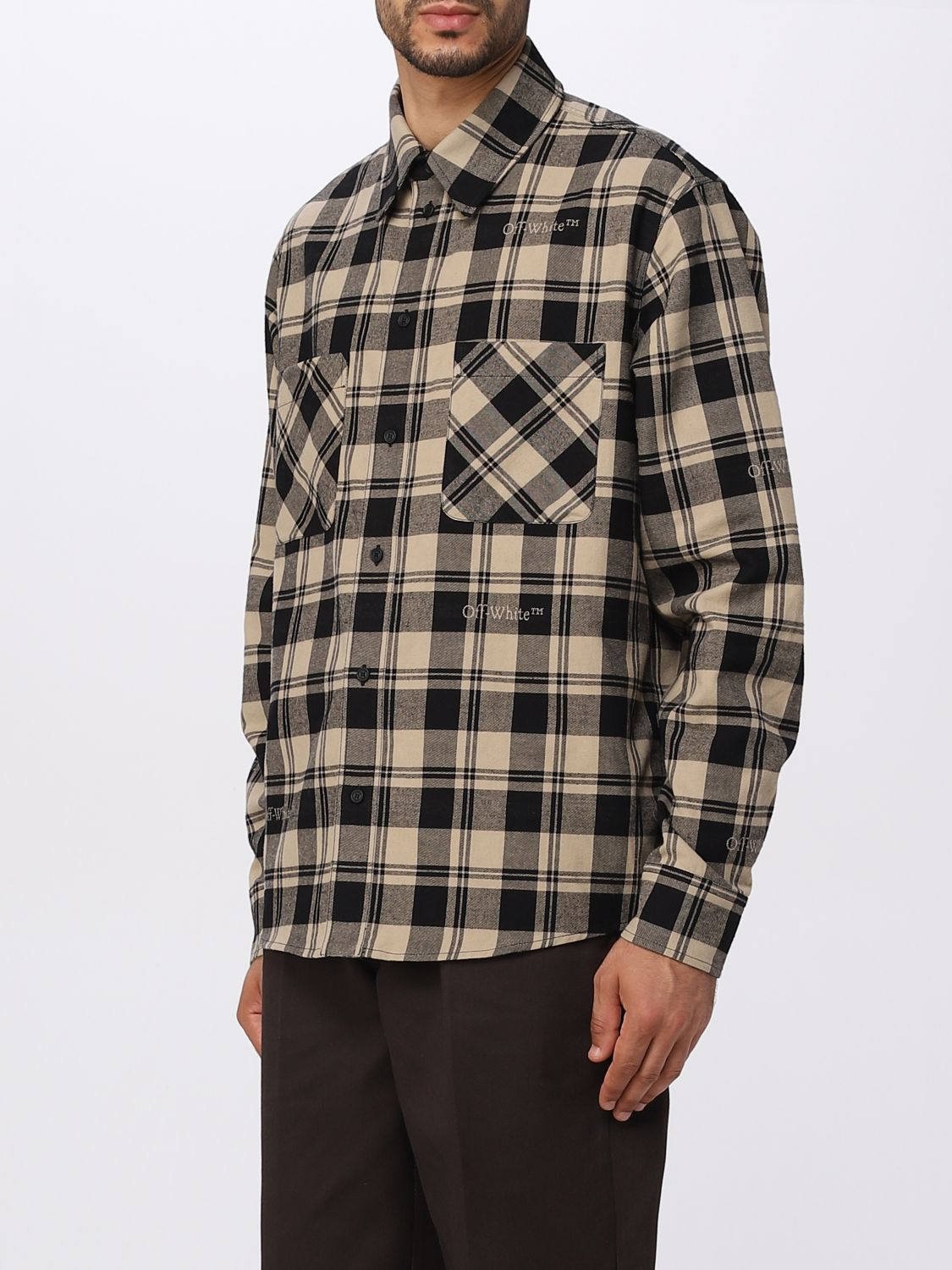 [Off-White] Shirts Long Sleeve FW25 OMGE030F23FAB001 1900