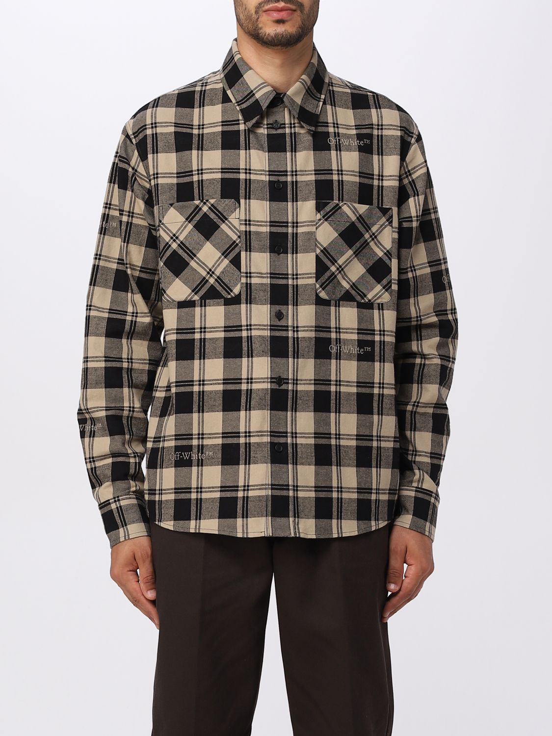 [Off-White] Shirts Long Sleeve FW25 OMGE030F23FAB001 1900
