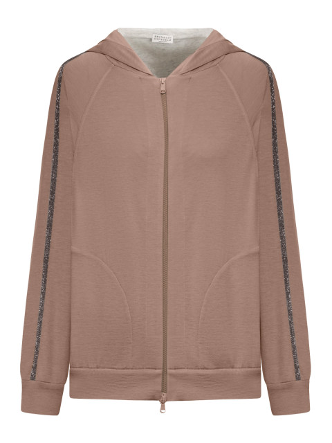 [Brunello Cucinelli] Zip up SS26 MD828SM606C9141 MAUVE PEARL