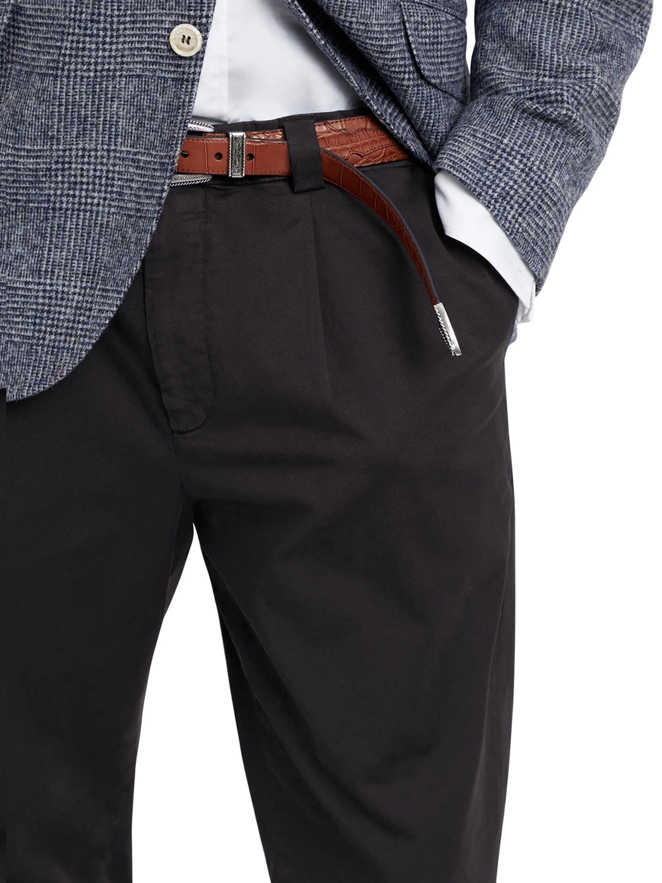 [Brunello Cucinelli] Trousers SS26 M289LE1450C101 BLACK