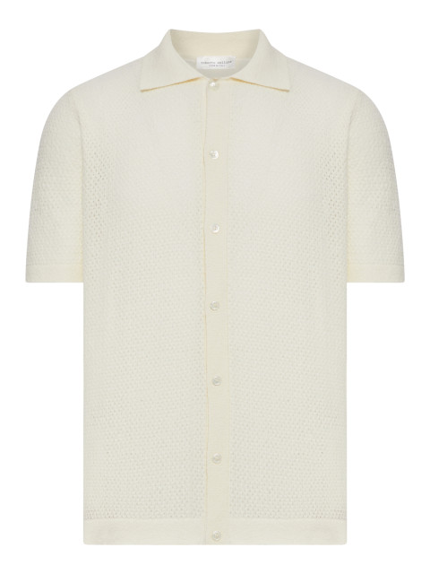 [ROBERTO COLLINA] Shirts Short Sleeve SS26 261MYA4432502 WHITE