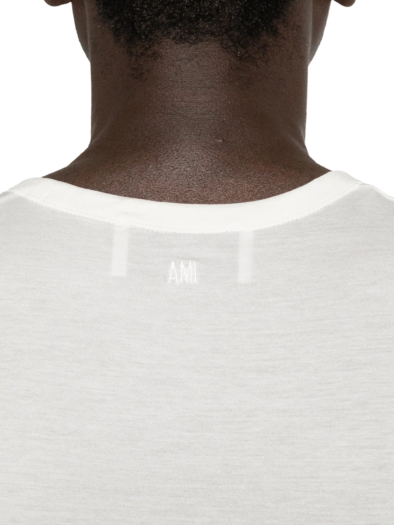 [Ami Paris] T-shirts Sleeveless SS26 HTP820JE0211136 BLANC CREME