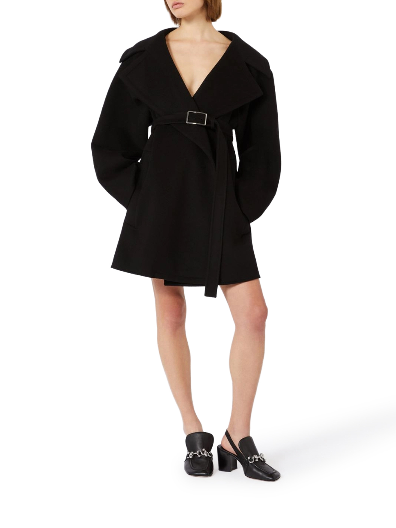 [SPORTMAX] Coat SS26 2612011011600013 BLACK