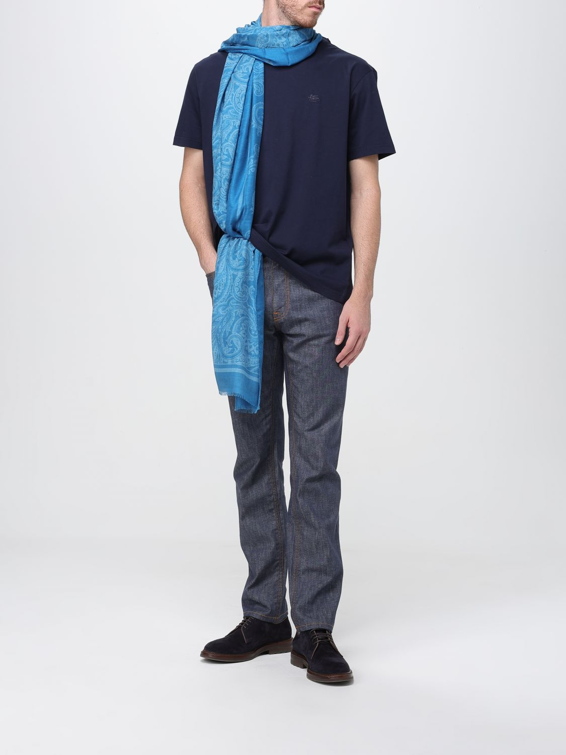 [Etro] T-shirts Short Sleeve FW25 MRMA0002AJ262 B0387