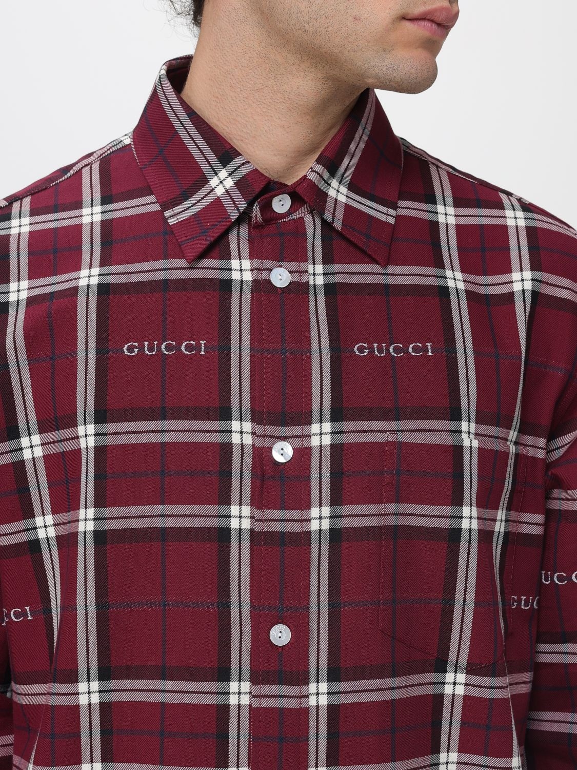 [Gucci] Shirts Long Sleeve SS26 852895ZAUAC 6013