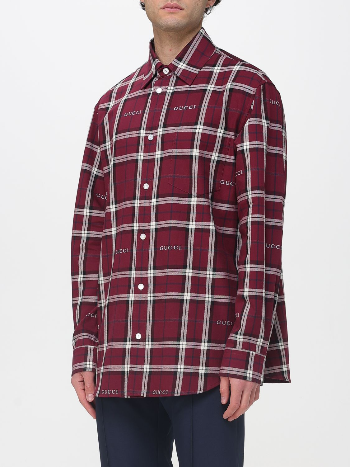 [Gucci] Shirts Long Sleeve SS26 852895ZAUAC 6013
