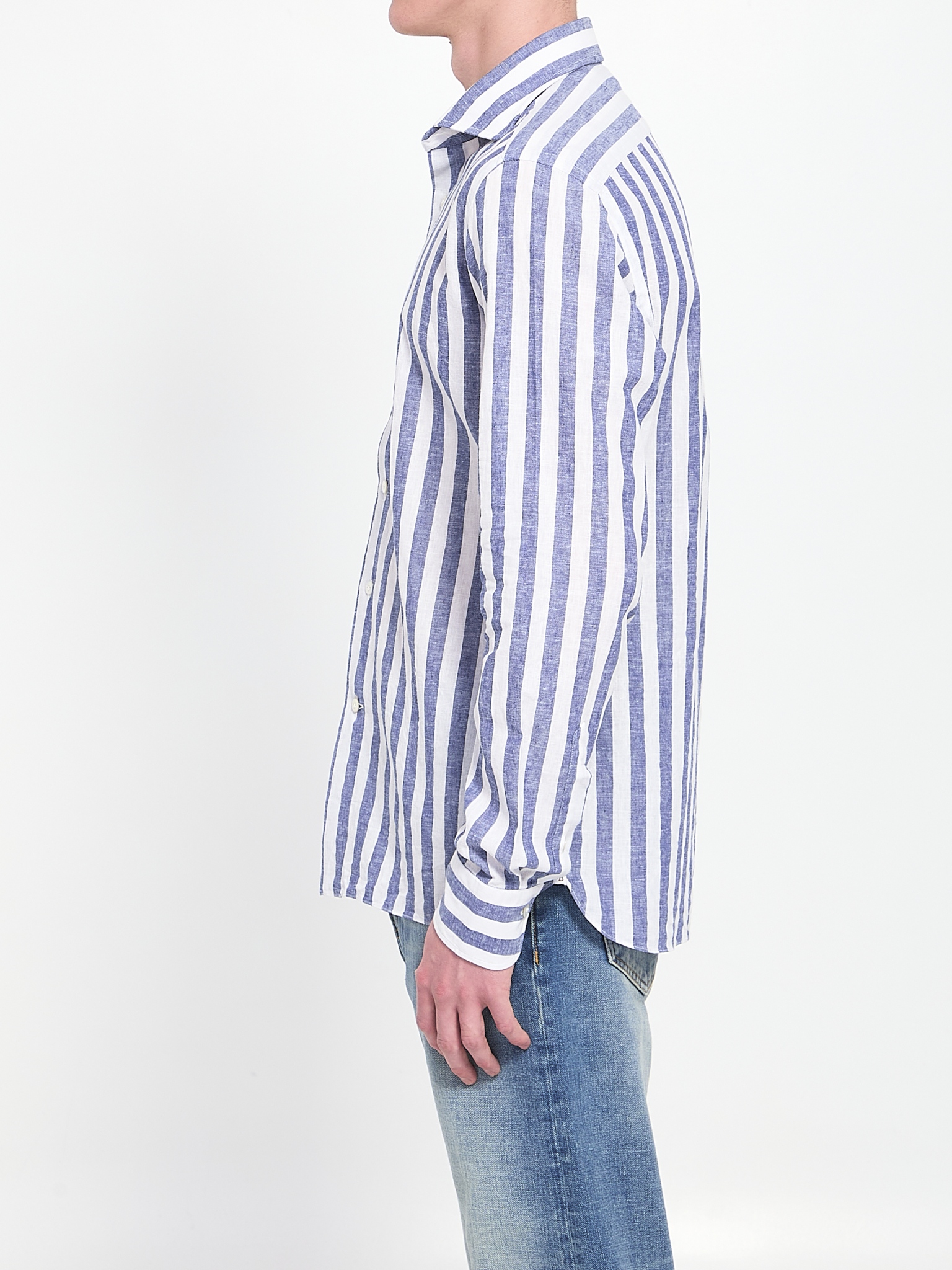 [Borriello] Shirts Long Sleeve SS26 22012/3 MARE__AZZURRO