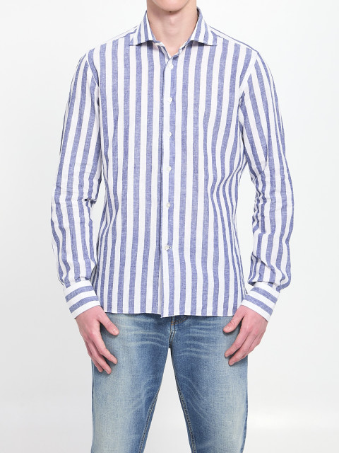 [Borriello] Shirts Long Sleeve SS26 22012/3 MARE__AZZURRO