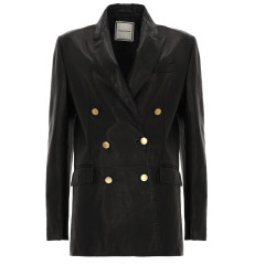 [TAGLIATORE] Leather Jacket FW25 JOSIEAI_CHI250625I230NERO