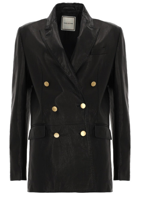 [TAGLIATORE] Leather Jacket FW25 JOSIEAI_CHI250625I230NERO