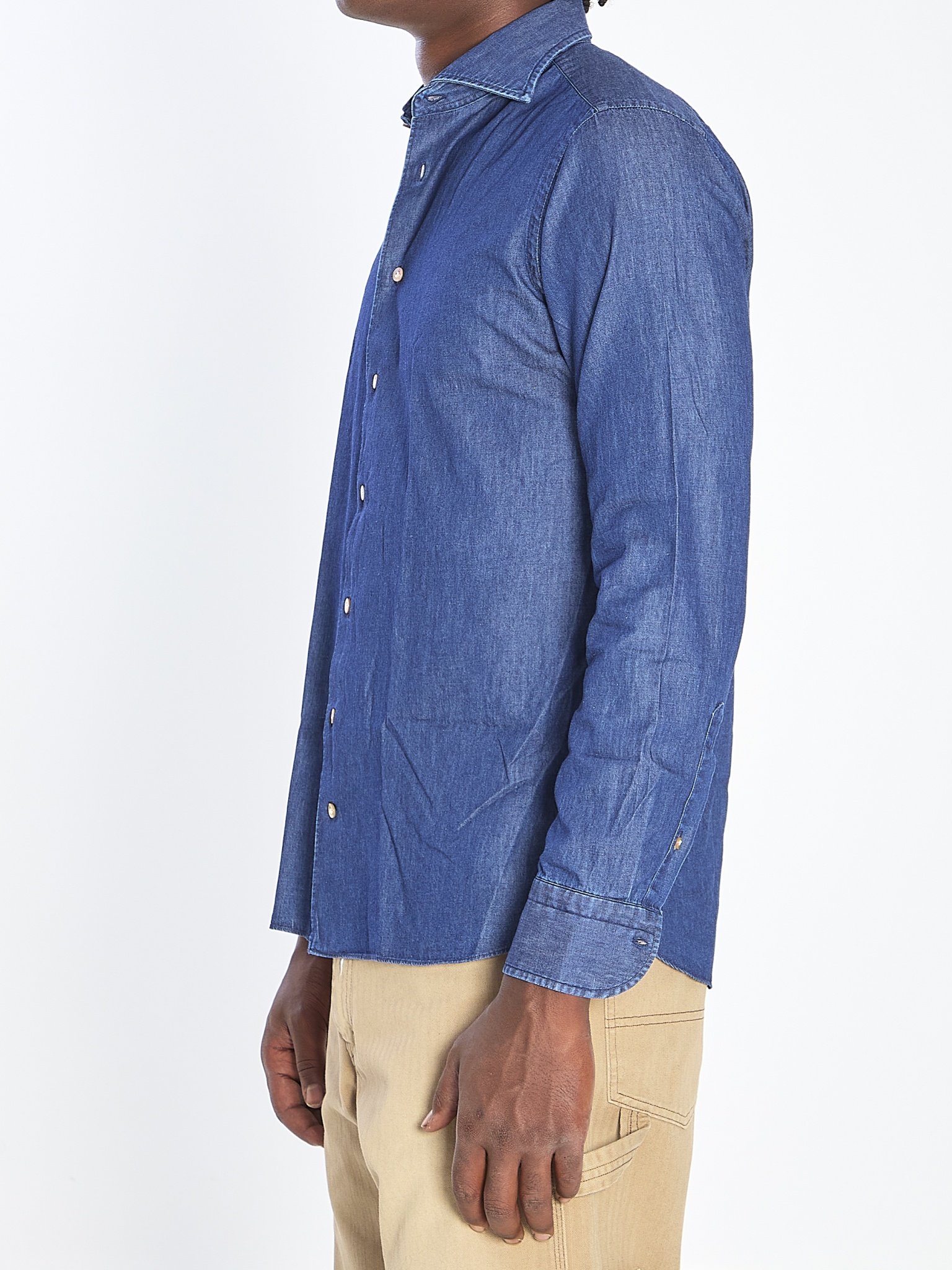 [Borriello] Shirts Long Sleeve SS26 90951 MARECHIARO__BLU