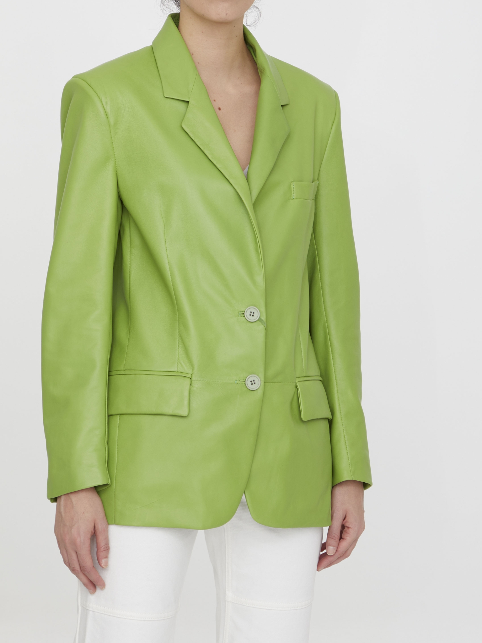 [SALVATORE SANTORO] Leather Jacket SS23 S23SANTD-44060D_GLOV_LIME