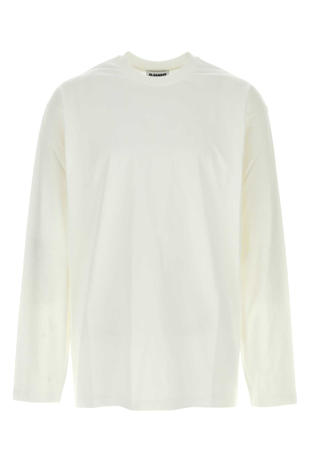 [Jil Sander] T-shirts Long Sleeve SS26 J21GC0196J20360 101