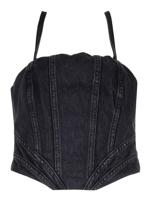 [Amiri] Bustier SS24 PS24WDF007FADED BLACK