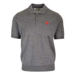 [COMME DES GARCONS PLAY] Shirts Short Sleeve SS24 AX-N094-0513-GREY