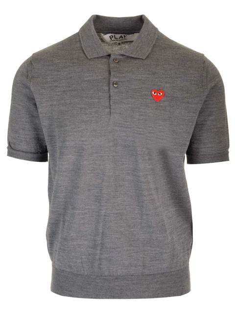 [COMME DES GARCONS PLAY] Shirts Short Sleeve SS24 AX-N094-0513-GREY