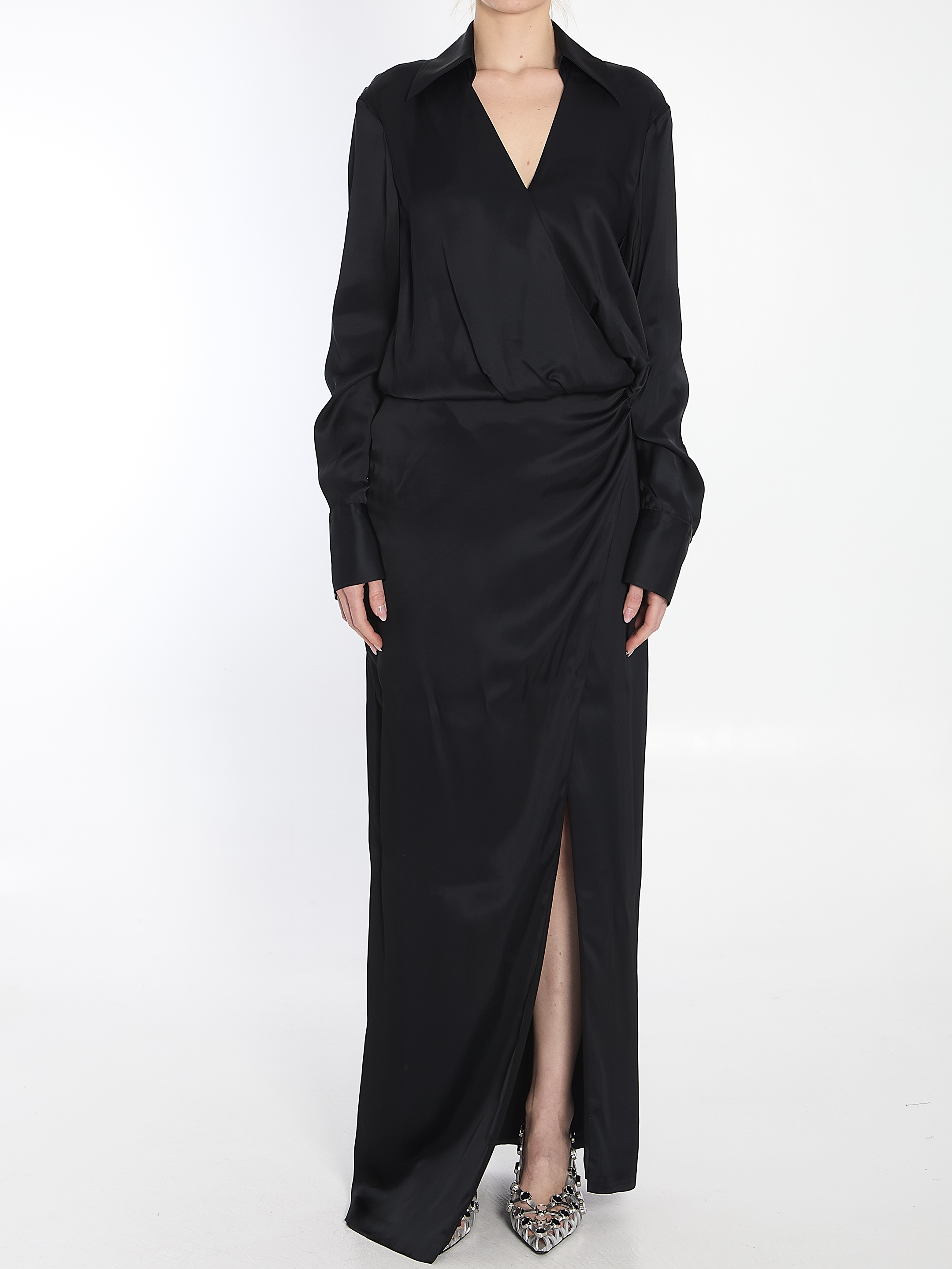[The Attico] Long sleeve dress SS25 250WCW00211_VVV088AA_100