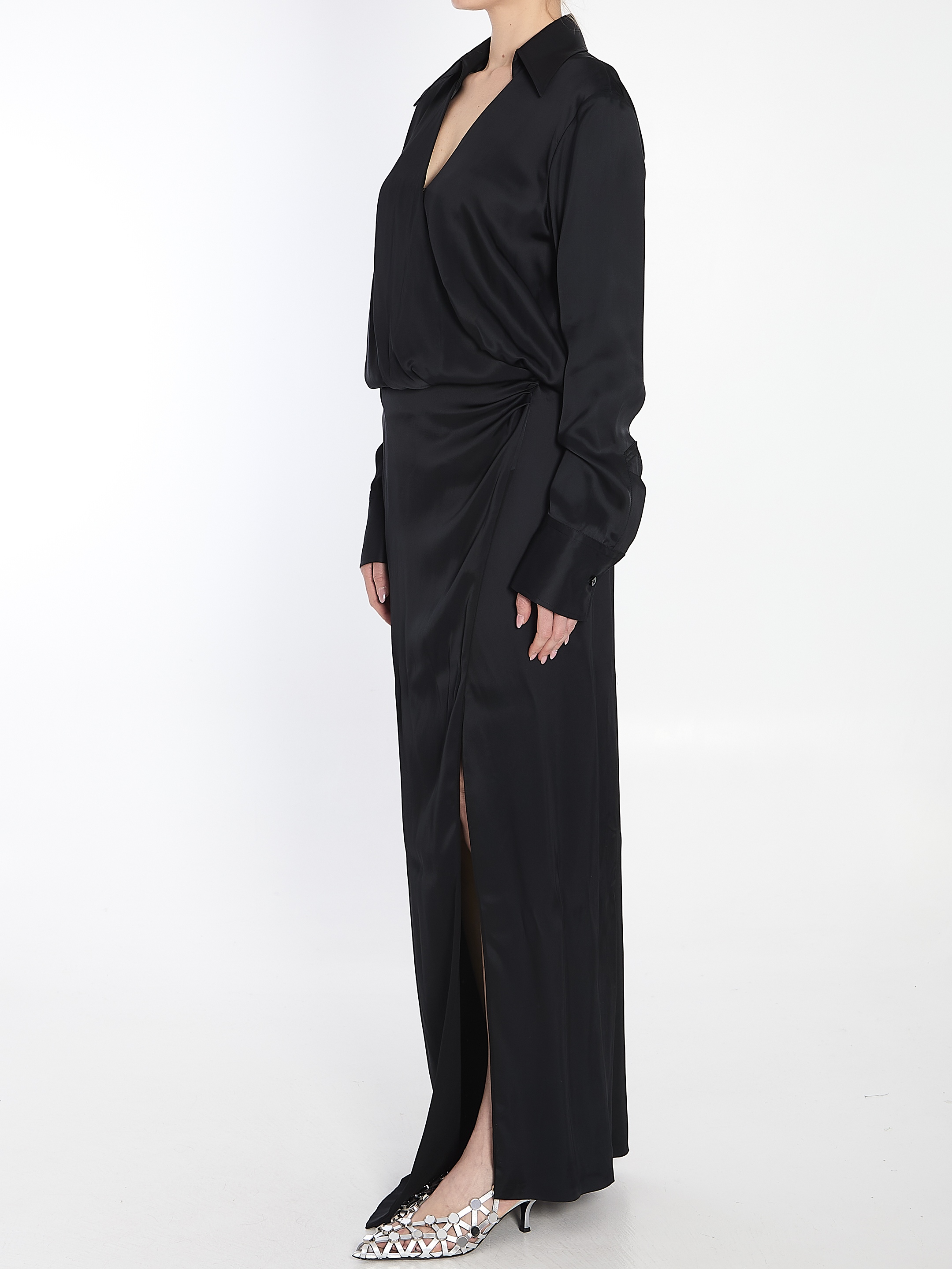 [The Attico] Long sleeve dress SS25 250WCW00211_VVV088AA_100