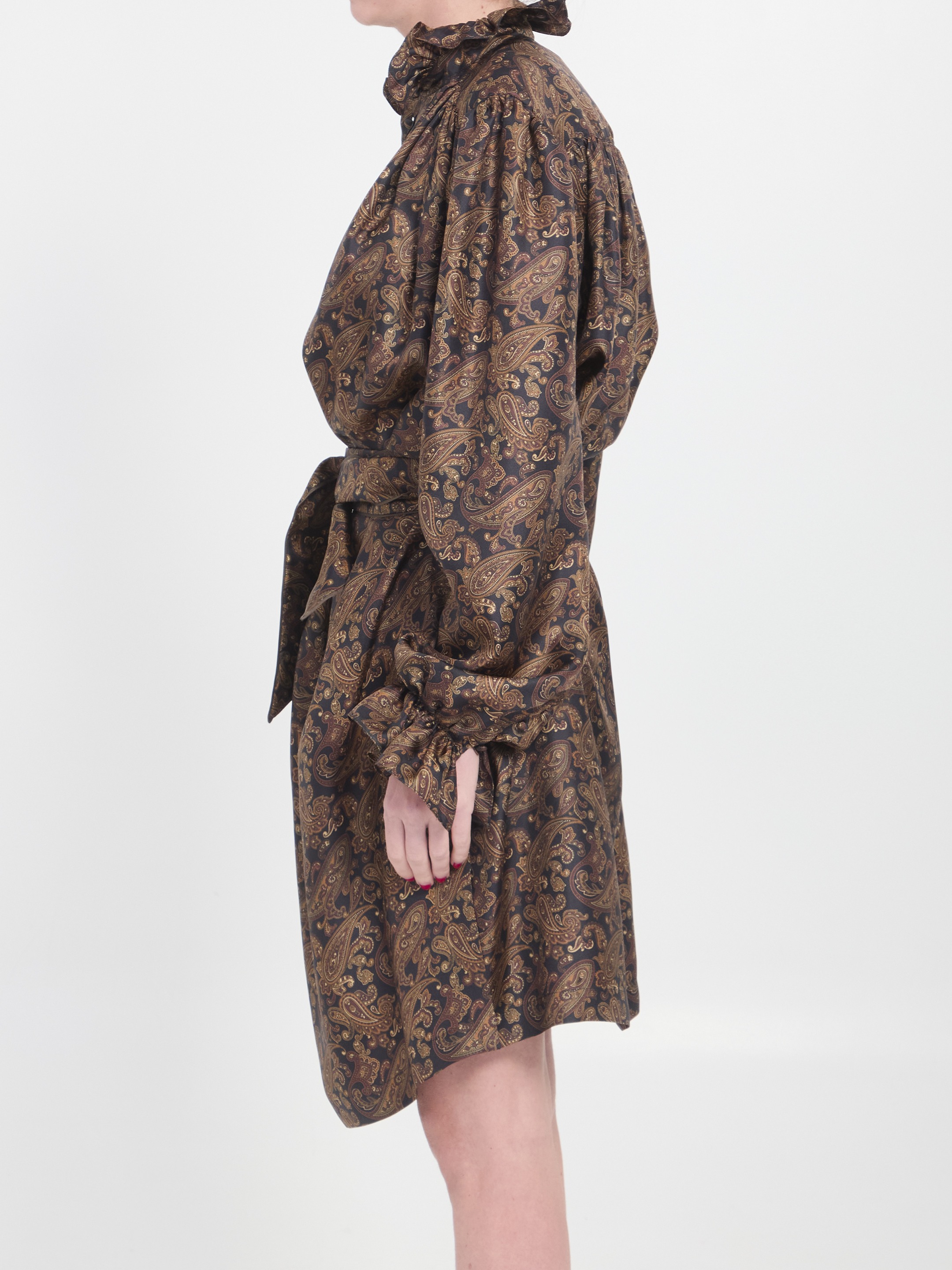 [Saint Laurent] Long sleeve dress SS25 828304_Y6K90_4775